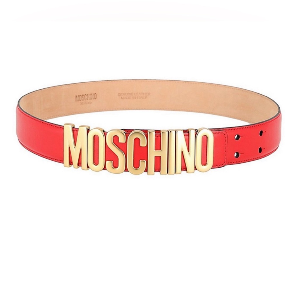 Moschino Red Belt